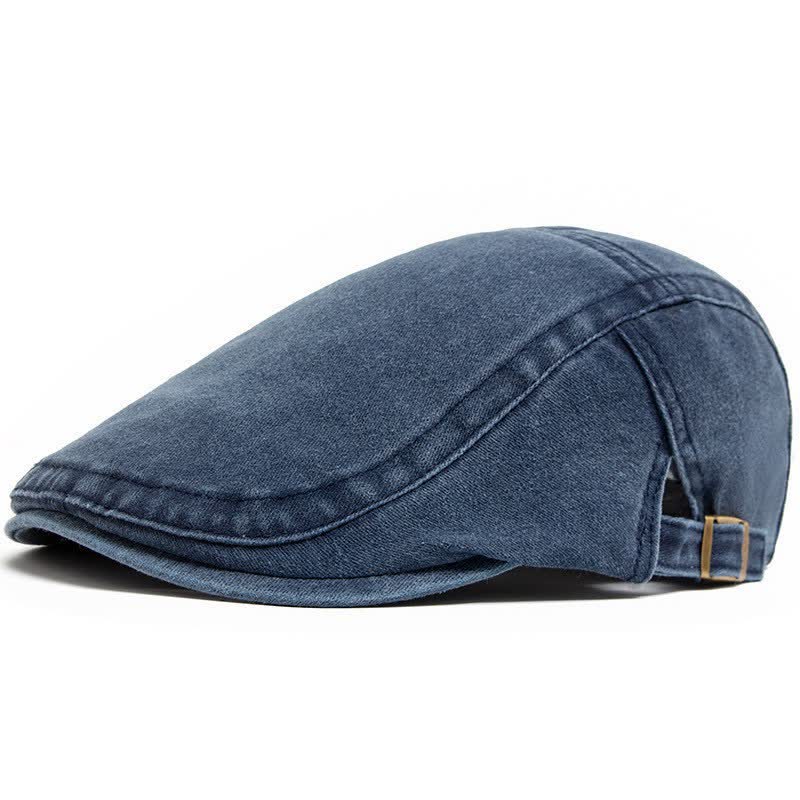 Retro Washed Cotton Beret