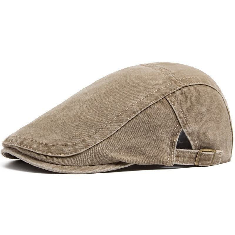 Retro Washed Cotton Beret