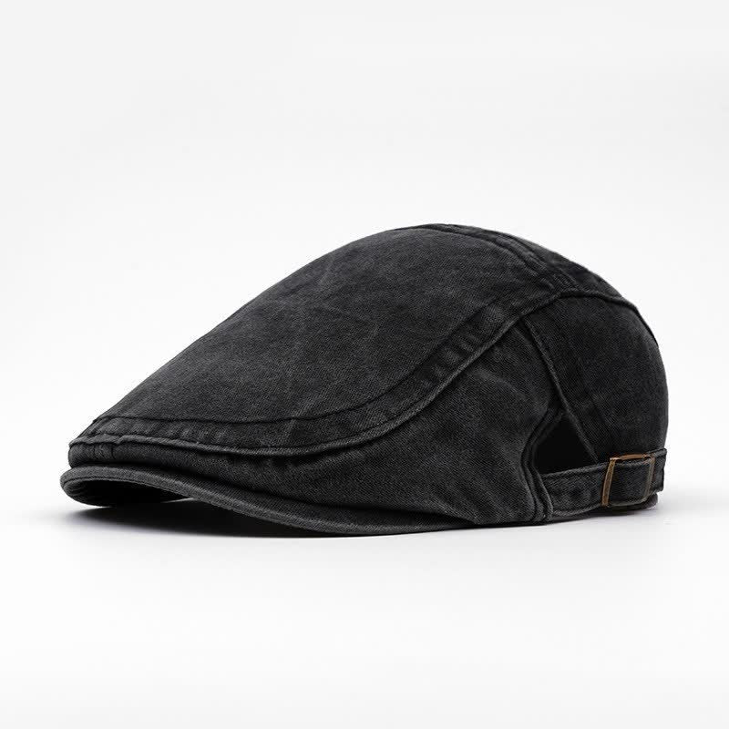 Retro Washed Cotton Beret