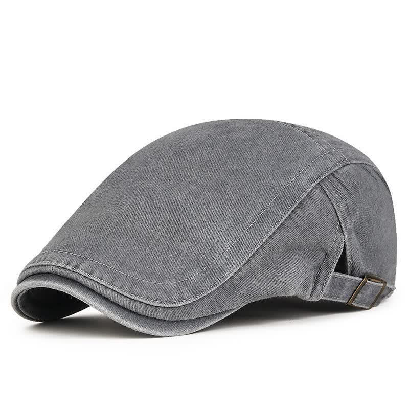 Retro Washed Cotton Beret