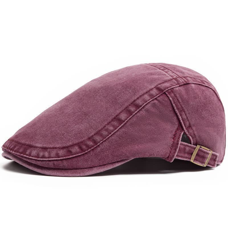 Retro Washed Cotton Beret