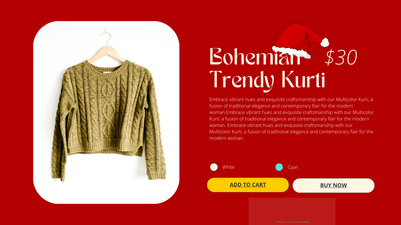 Christmas Theme Product Page for Shopify