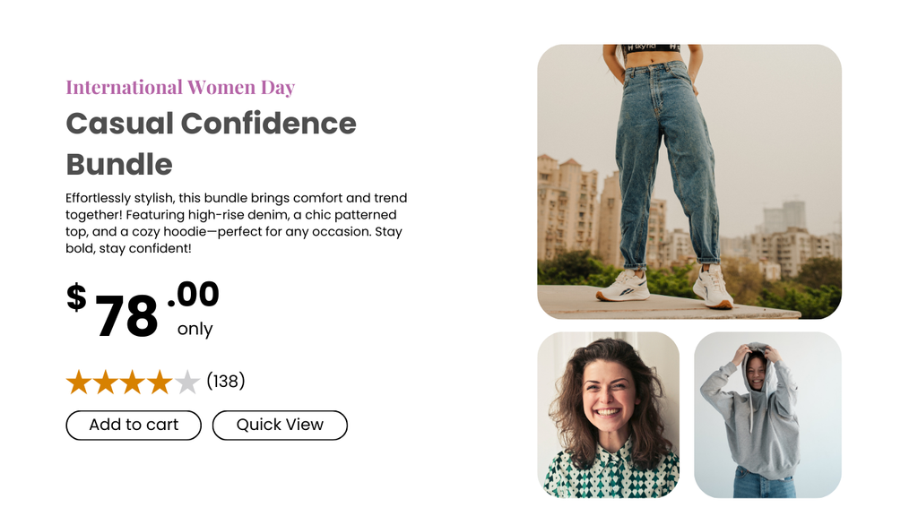 Women's Day Landing Page Template – IWD Bundles