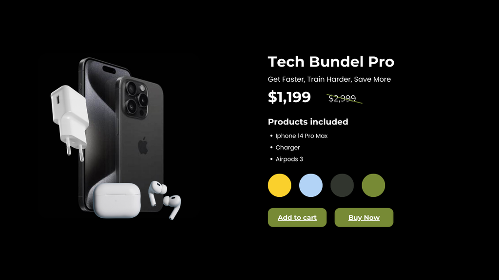 Black Friday Tech Store Shopify Template Landing Page