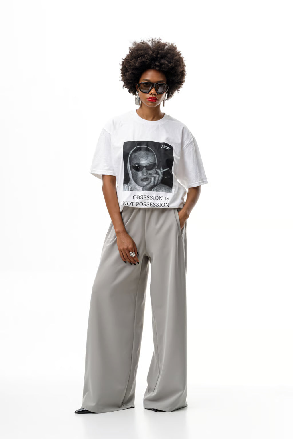 SIA Grey Relaxed Fit Pants