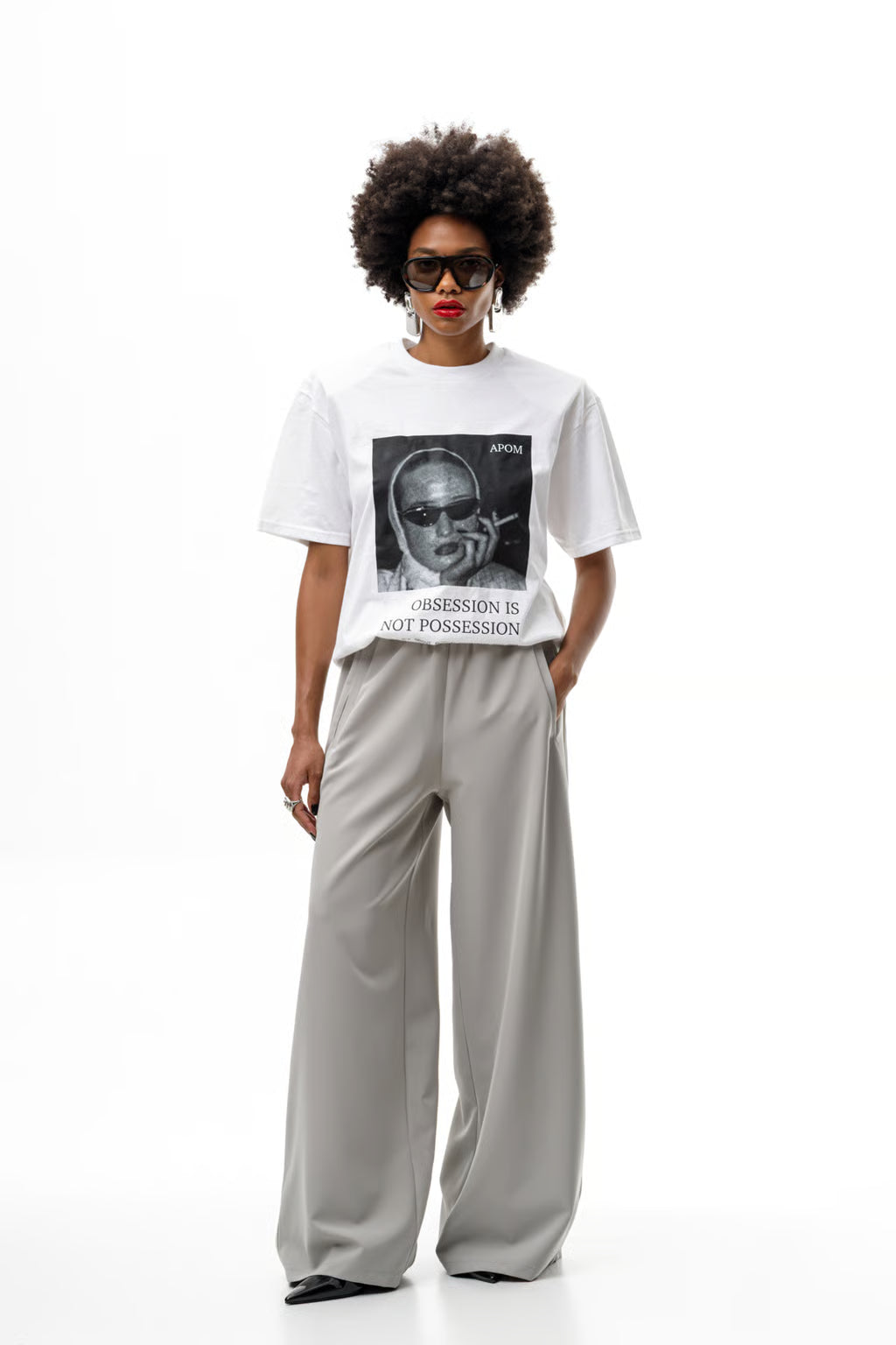 SIA Grey Relaxed Fit Pants