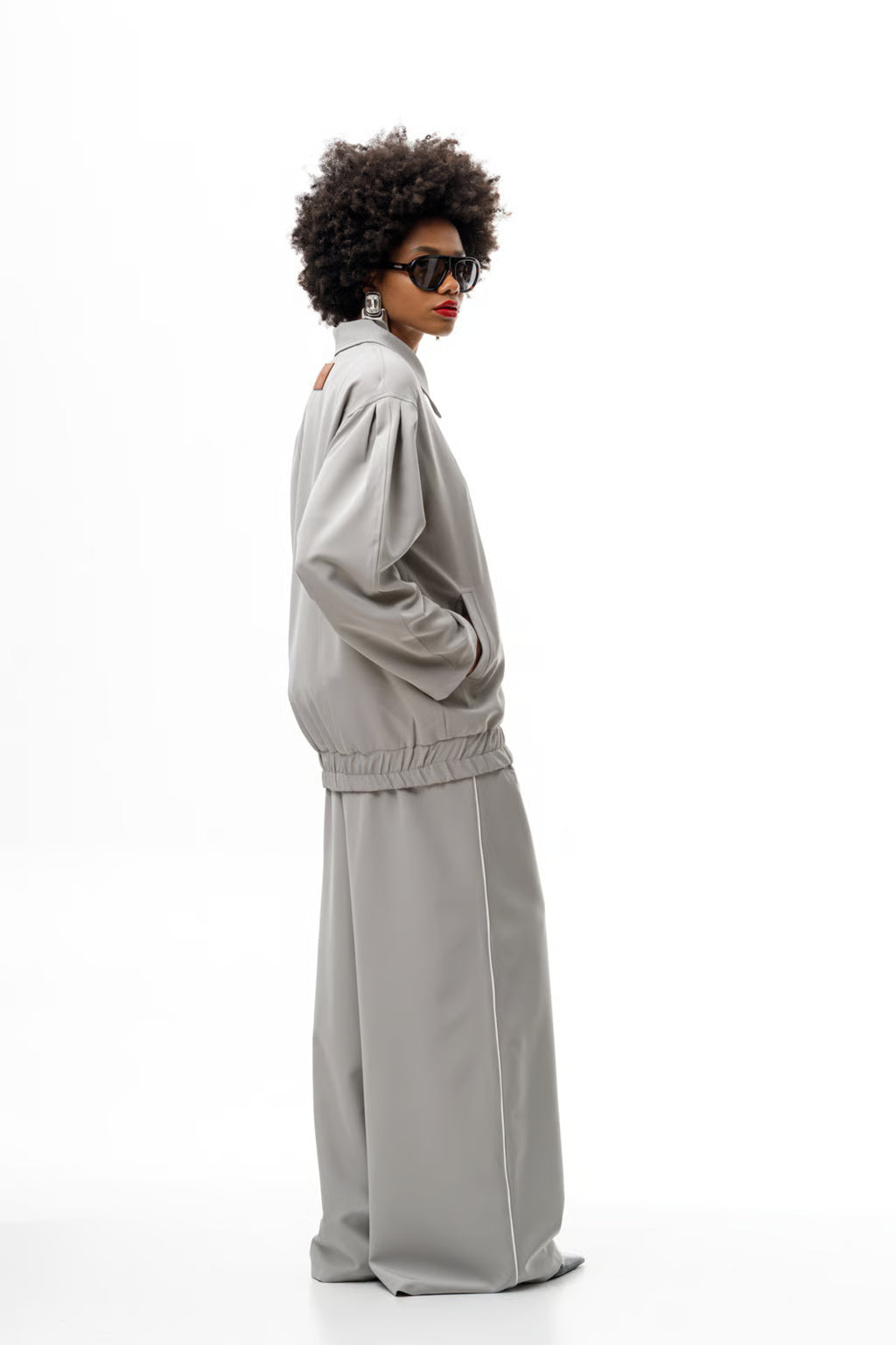 SIA Grey Relaxed Fit Pants