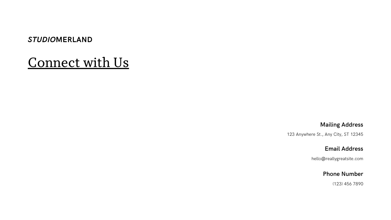 Interior & Decor Website Template in Photographic Style