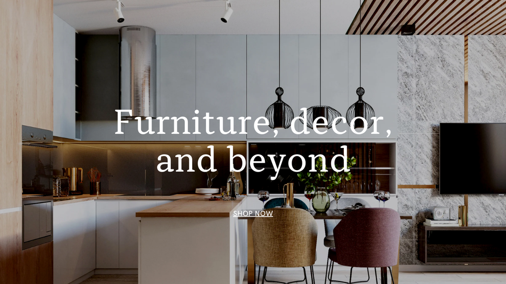 Interior & Decor Website Template in Photographic Style