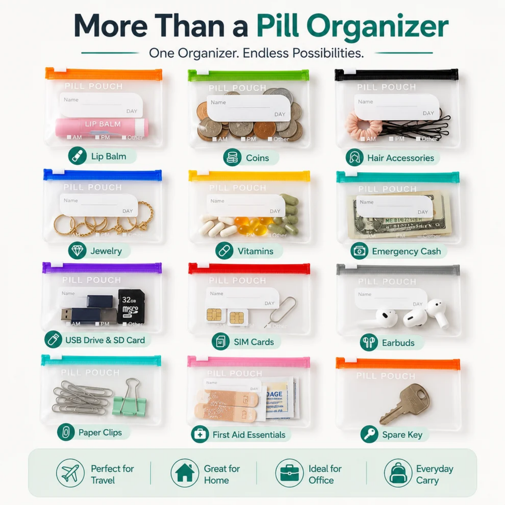 Travel Medicine Organizer Kit