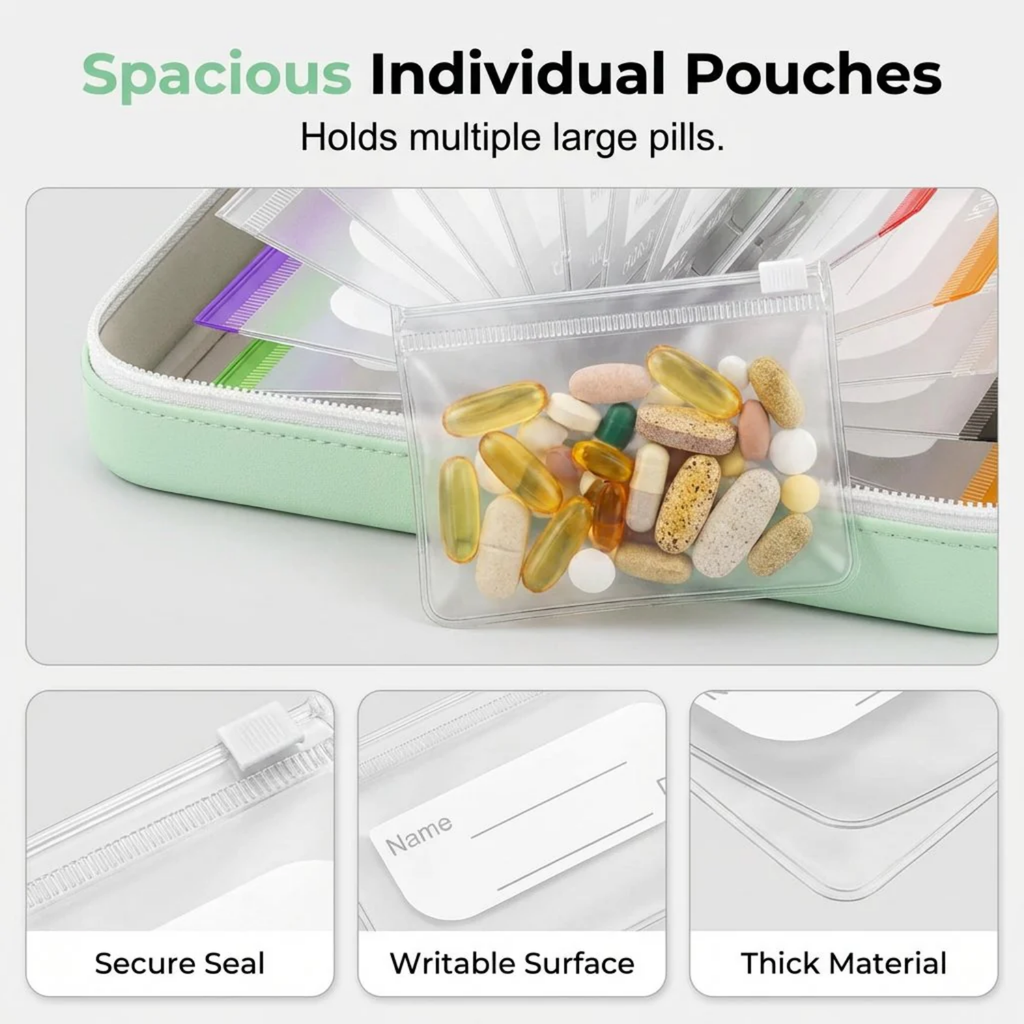 Travel Medicine Organizer Kit