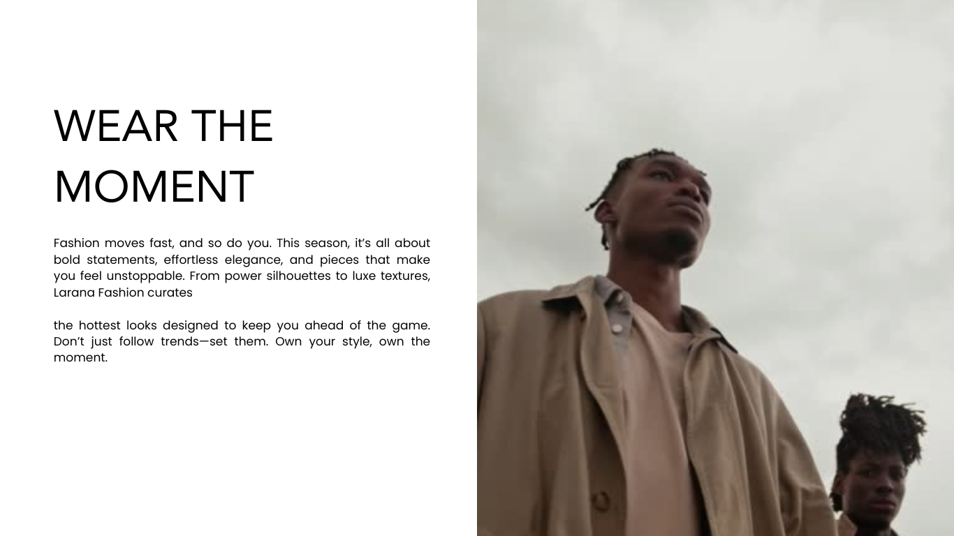 Larana – Fashion Store Landing Page Template