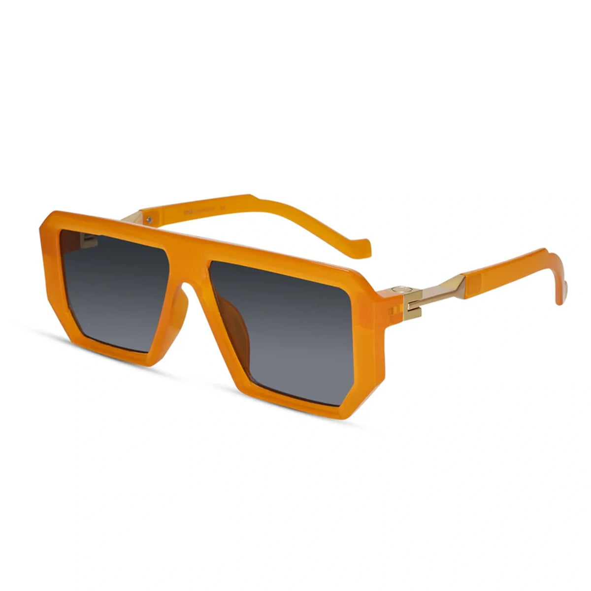 Men's Retro Orange Sunglasses