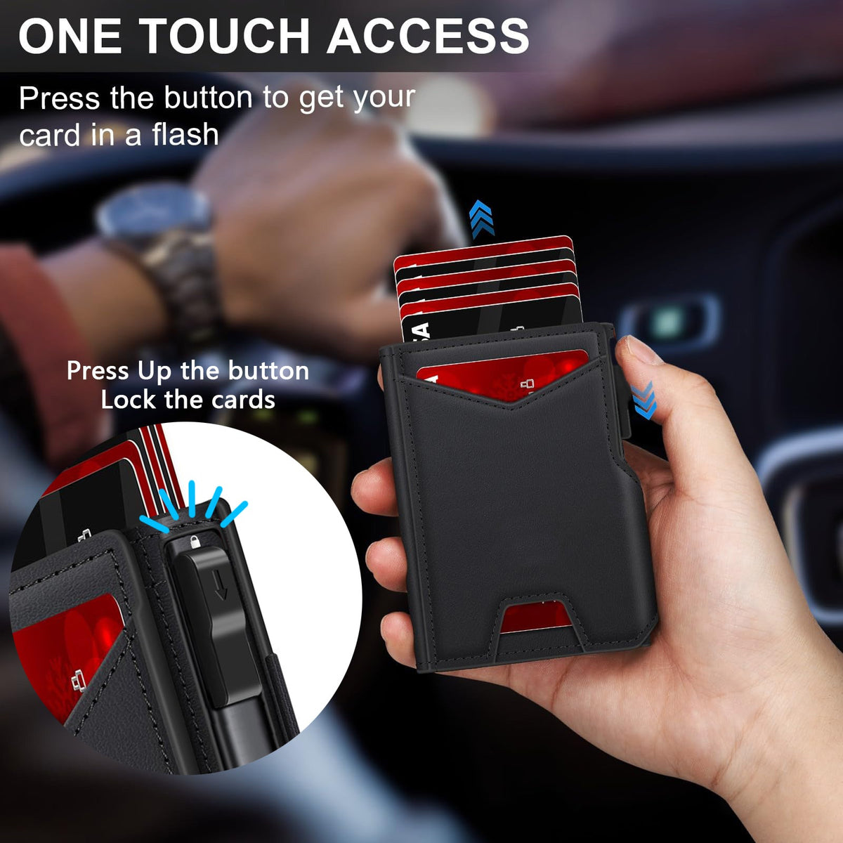 Men's RFID Wallet with ID Slot
