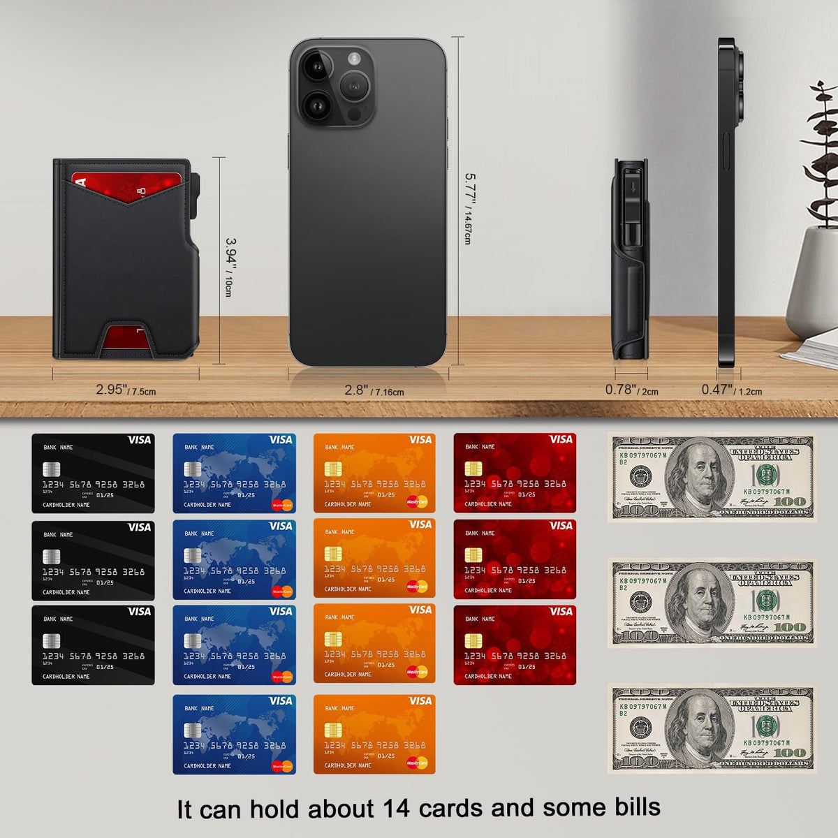Men's RFID Wallet with ID Slot