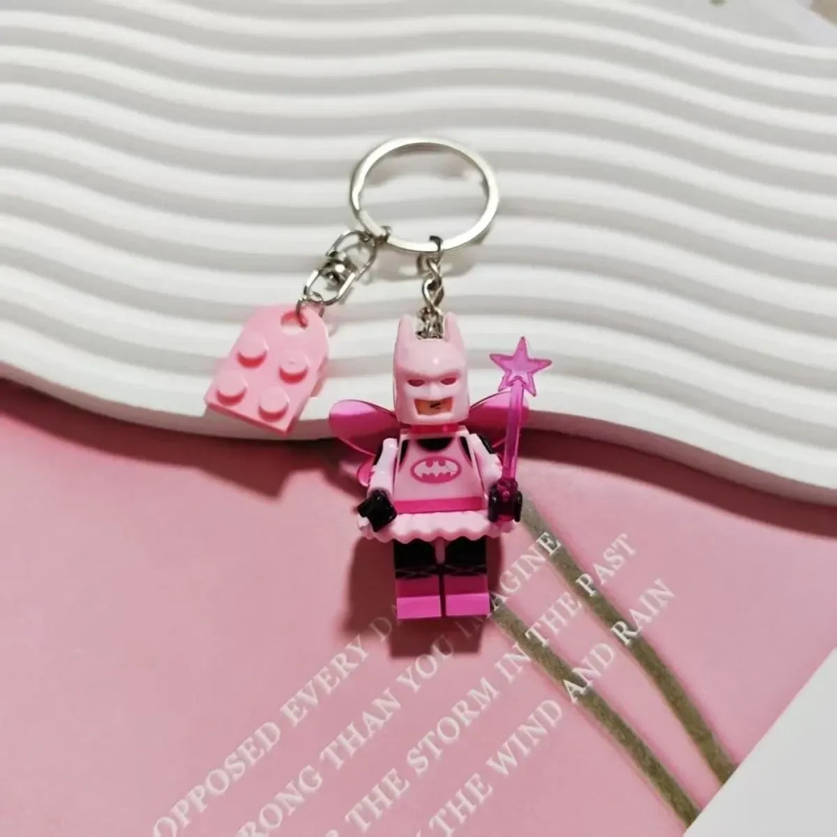 3D Fairy Star Bat Keychain