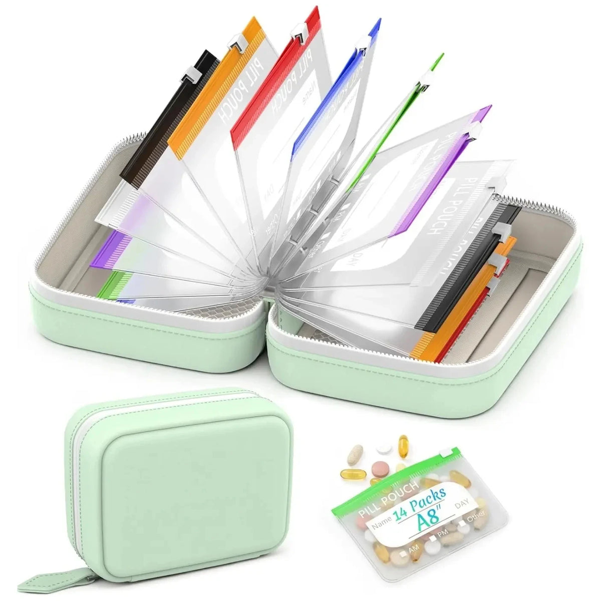 Travel Medicine Organizer Kit