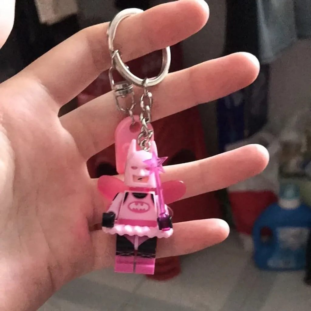 3D Fairy Star Bat Keychain