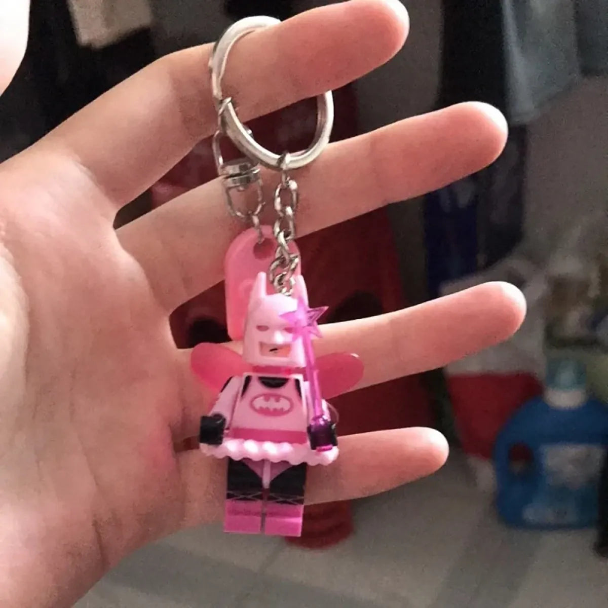 3D Fairy Star Bat Keychain
